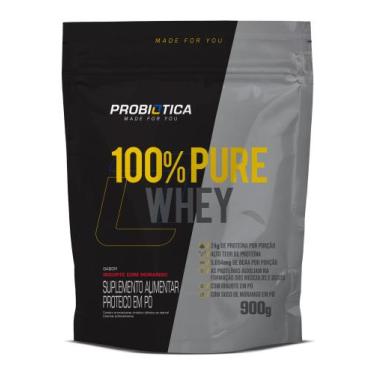 Imagem de 100% Pure Whey - (900g) - Probiotica, Iogurte com Morango