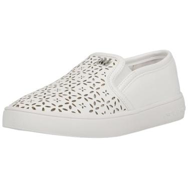 Imagem de Michael Kors Kids Footwear Tênis feminino Jem Olivia II, Branco, 9 Toddler