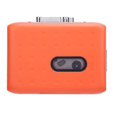 Imagem de Cryfokt Orange Portátil USB C Cassete Player Gravador Com Conversor de MP3 para Amantes de Música Em Movimento