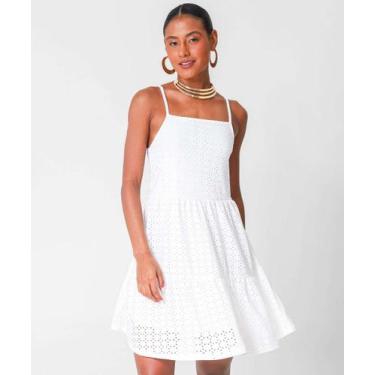 Imagem de Vestido Feminino Laise Alças Finas Marisa Branco-78000, Branco, PP