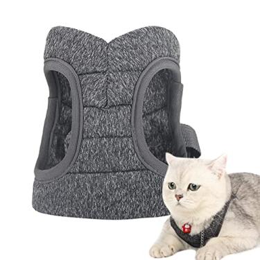 Imagem de Coleira para Gato Escape-proof Leve Respirável Ajustável Macia Caminhada Premium Confortável Assegurado Lavável à Máquina