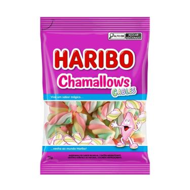 Imagem de Marshmallows Haribo Chamallows Cables Sabor Baunilha 70g