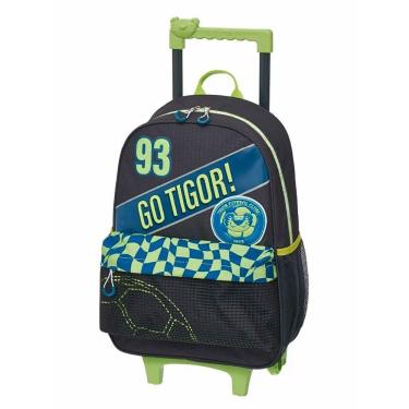 Imagem de Mochila De Rodinhas Tigre Go Tigor! Pacific (kit) Verde