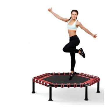 Imagem de NOVEVE Jump Cama Elastica Academia Profissional Trampolim 250kg Rosa