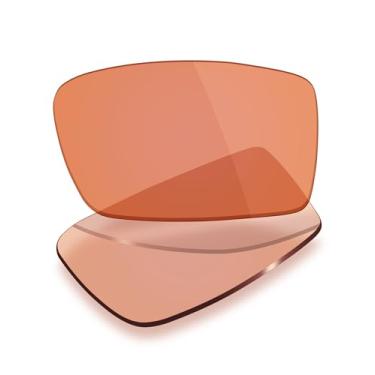 Imagem de Mryok Lentes de reposição UV400 para óculos de sol Oakley Gascan OO9014, HD Polarized, proteção UV, resistente a impactos e ajuste perfeito - Laranja HD