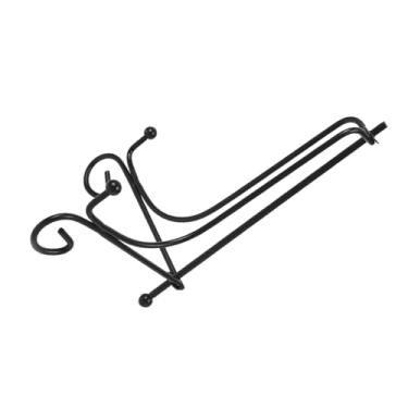 Imagem de GLOGLOW Placas e Molduras para Fotos de Necessidades Diárias, 12 Polegadas, Preto, Cavalete Resistente para Decoração de Casa e Suporte de Exibição de Ferro Artístico para Nan (10 polegadas)