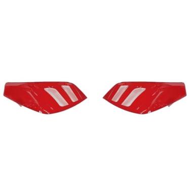 Imagem de compatível com peugeot 508 2011-2014 capa de luz traseira transparente abajur caso da lâmpada traseira substituir lente sombra(Outside A pair)