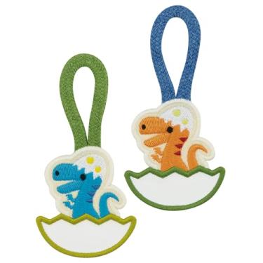 Imagem de Skater ZLW1-A Patch para pendurar com laço conjunto de 2 livros de imagens de dinossauros de ferro sobre dinossauros para bebês meninos
