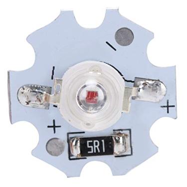 Imagem de TOPINCN 25Pcs LED Chip Dimmable Luz de Alta Potência Lâmpada LED Beads Alto Brilho Baixo Consumo de Energia para Lanternas DIY Faróis 5V 3W (Luz vermelha)