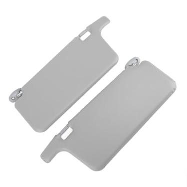 Imagem de Cryfokt Apto para Montagem de Viseira Solar Viseira de Protetor Solar Durável e Elegante para 1996-2001 Apto para Entusiastas de Carros Cinza 2 X para Viseiras Solares