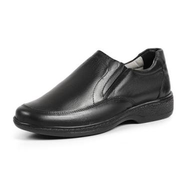 Imagem de Sapato Casual Masculino Couro DIfranca - 753 - Preto - Cesar - 53 (03-