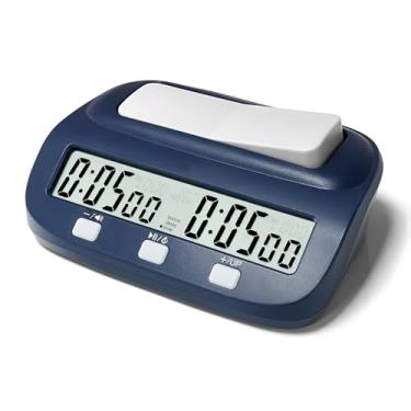 Imagem de LEAP Chess Clock Temporizador de xadrez digital Temporizador de relógio de xadrez profissional com bônus de tempo e recursos de atraso para xadrez Xadrez chinês Clubes IGO Escolas