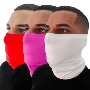 Imagem de Kit 3 Unidades Balaclava Bandana Proteção Uv50 Poliamida - HYPE MODAS,