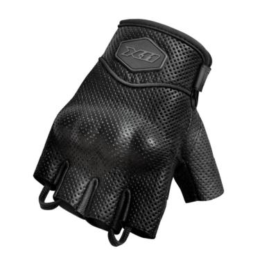 Imagem de Luva X11 Route 2 Meio dedo Couro Proteção Moto Bike Motoboy-Unissex