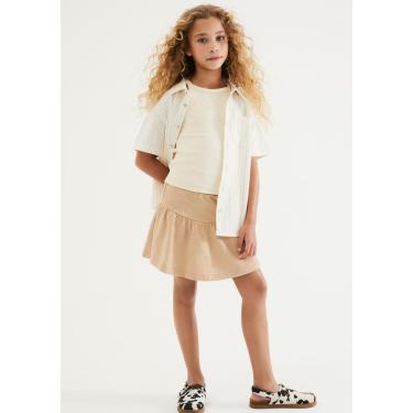 Imagem de Shorts Saia Infantil Curto Com Babados-Feminino