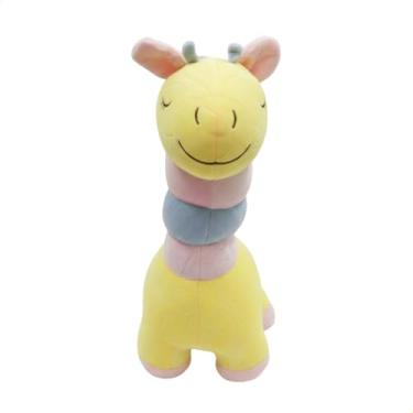 Imagem de Pelúcia Antialérgico Girafa, 40 cm, Brinquedo Infantil Macio