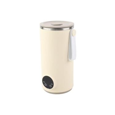 Imagem de Chaleira Elétrica de Viagem, Mini Chaleira Portátil Pequena de 400ML, Aquecedor de água de Aço Inoxidável Com 4 Controles de Temperatura, Recarregável por USB