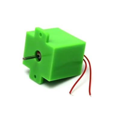 Imagem de Gerador de vento quadrado DIY modelo de arranque eletrônico DC pequeno motor de arranque eletrônico verde
