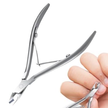 Imagem de Cortador de cutícula, suprimentos de remoção de unhas de aço inoxidável, cortador de unhas | para salão de beleza, escritório, viagens, profissionais, viajantes, artistas mulheres