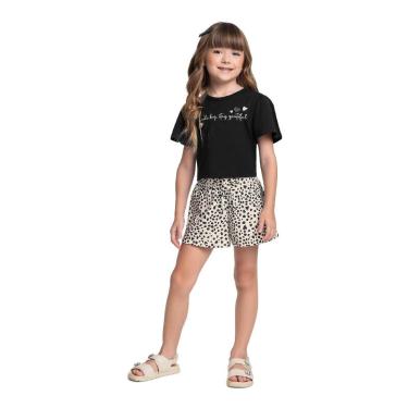 Imagem de Conjunto Blusa Cropped e Short Bee Loop-Feminino