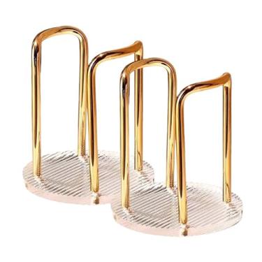 Imagem de Apoio para Copos Mesa de Centro Escritório Organizador Chás Acessórios Cozinha e Papel Descartáveis ABS Espesso Design Empilhamento Invertido Uso Resi