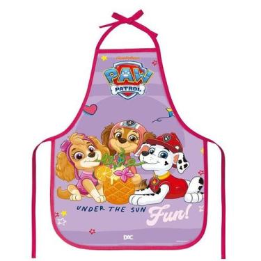 Imagem de Avental Infantil Escolar Patrulha Canina Rosa DAC