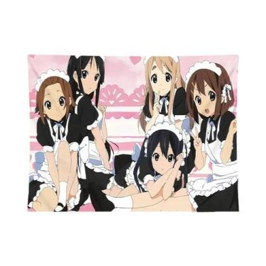 Imagem de Tapeçaria Kawaii Anime: Decoração Divertida Para Sala De Estar E Sala 