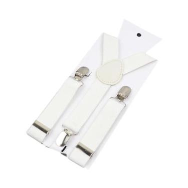 Imagem de Suspensórios Ajustáveis De Couro Elástico Em Cores Sólidas Para Crianç