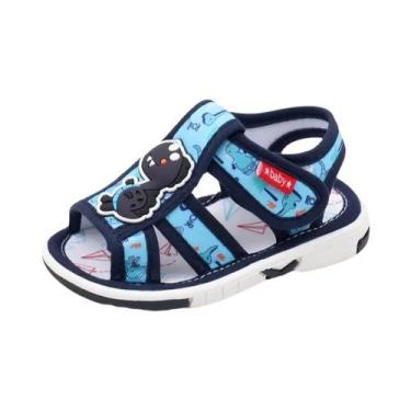 Imagem de Sapatos Sonoros Para Bebês Que Estão Começando a Andar, Sandálias De V