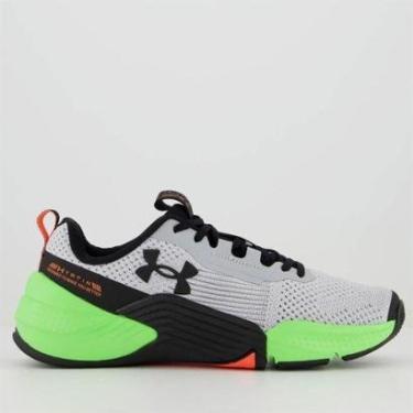 Imagem de Tenis Under Armour Tribase Reps 2 Cinza/verde-Masculino