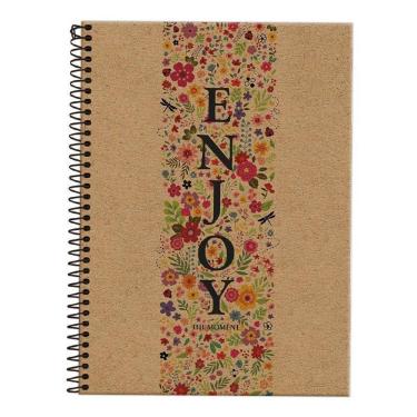 Imagem de Caderno Pauta Funcional Kraft Art Enjoy 1 Matéria - Foroni