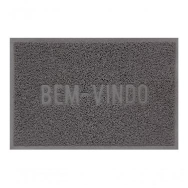 Imagem de Capacho De Poa Vinílico Color Block Cinza 60x40cm - Uzoo Capacho Vinilico Color Block 60x40cm Cinza 2404