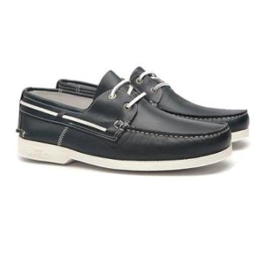 Imagem de Deckshoes Samello Santorim Couro Masculino-Masculino