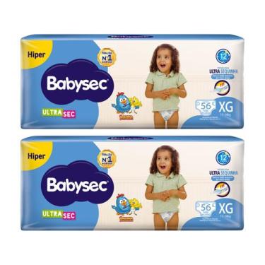 Imagem de Kit Fraldas Babysec Ultrasec Galinha Pintadinha - Tam. XG 11 a 14kg 2 