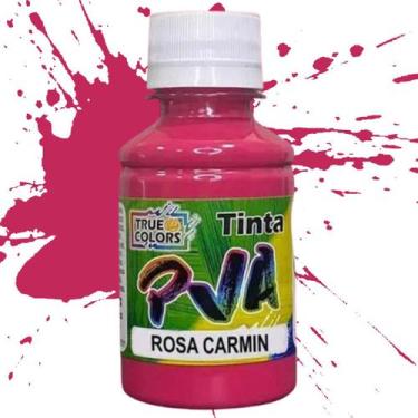 Imagem de Tinta Pva Fosca GII 100ml True Colors - Cores Frias, ROSA CARMIN - 723