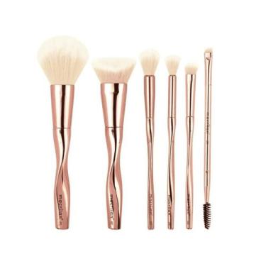 Imagem de Macrilan kit mademoiselle profissional com 6 pincéis ed004
