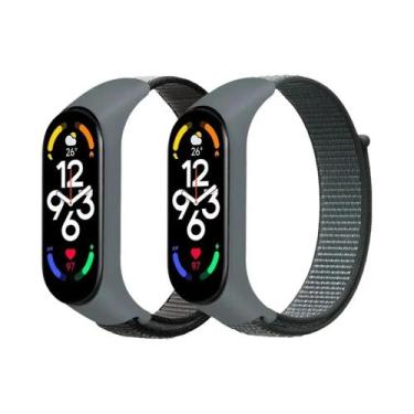 Imagem de Correias De Substituição De Nylon Ajustáveis para Xiaomi Mi Band 7 6 5