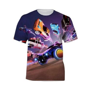 Imagem de Design criativo do jogo Rocket League, camiseta legal e moderna com pe
