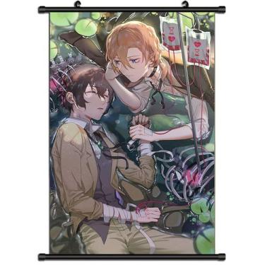Imagem de Pôster de decoração de parede Bungos Stray Dogs Dazais Osamu Chuuya - 