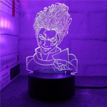 Imagem de Luz noturna LED 3D Hunters Hunters Hisokas Color Changing - Yiweisai
