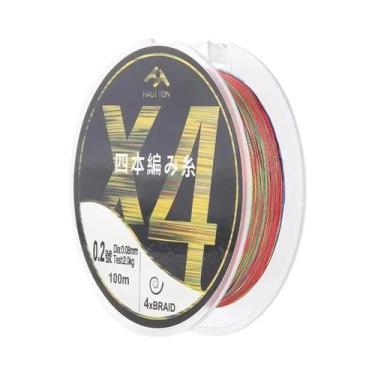 Imagem de Linha De Pesca Trançada De 100M Com 4 Fios, 9.92LB-24.03LB, Linha De A