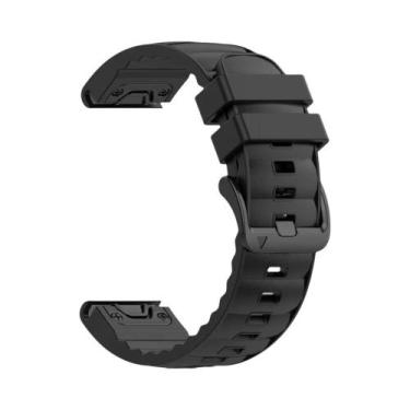 Imagem de Pulseira De Silicone E Couro Quickfit Para Relógio Garmin Tactix 8, Co