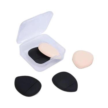 Imagem de Mini Esponja Aplicadora De Maquiagem Para Base, Pó Compacto, BB Cream 