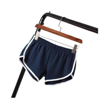 Imagem de Shorts Esportivos Femininos De Verão Em Cores Candy, Cintura Elástica,