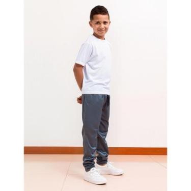 Imagem de Calça Infantil Lisa Helanca Flanelada Agasalho-Masculino