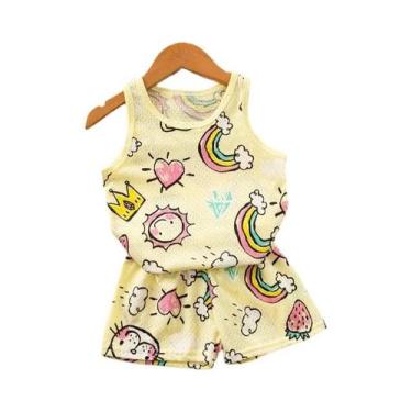 Imagem de Pijama de algodão para crianças de 0 a 1 2 3 4 5 6 7 8 9 anos - PIZAMA