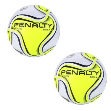 Imagem de 02 Bola De Futebol Campo Penalty 8 X-Masculino