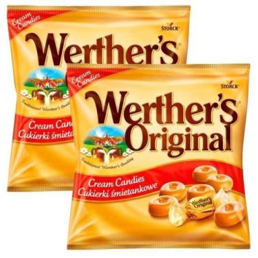Imagem de Kit 2 Bala De Leite Werthers 90Gr