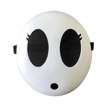 Imagem de Máscara Unissex Shy Guy Game Bros Cosplay Plástico Acessórios De Fanta