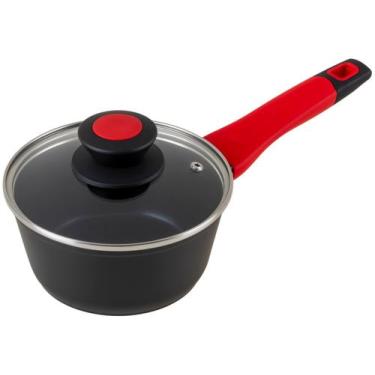 Imagem de Jogo de Panelas Bergner Antiaderente de Alumínio Preto 4 Peças Chroma,